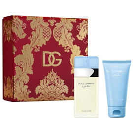 Dolce & Gabbana Gift Set Light Blue EdT 50 ml + Body Cream 50 ml hos parfumerihamoghende.dk 